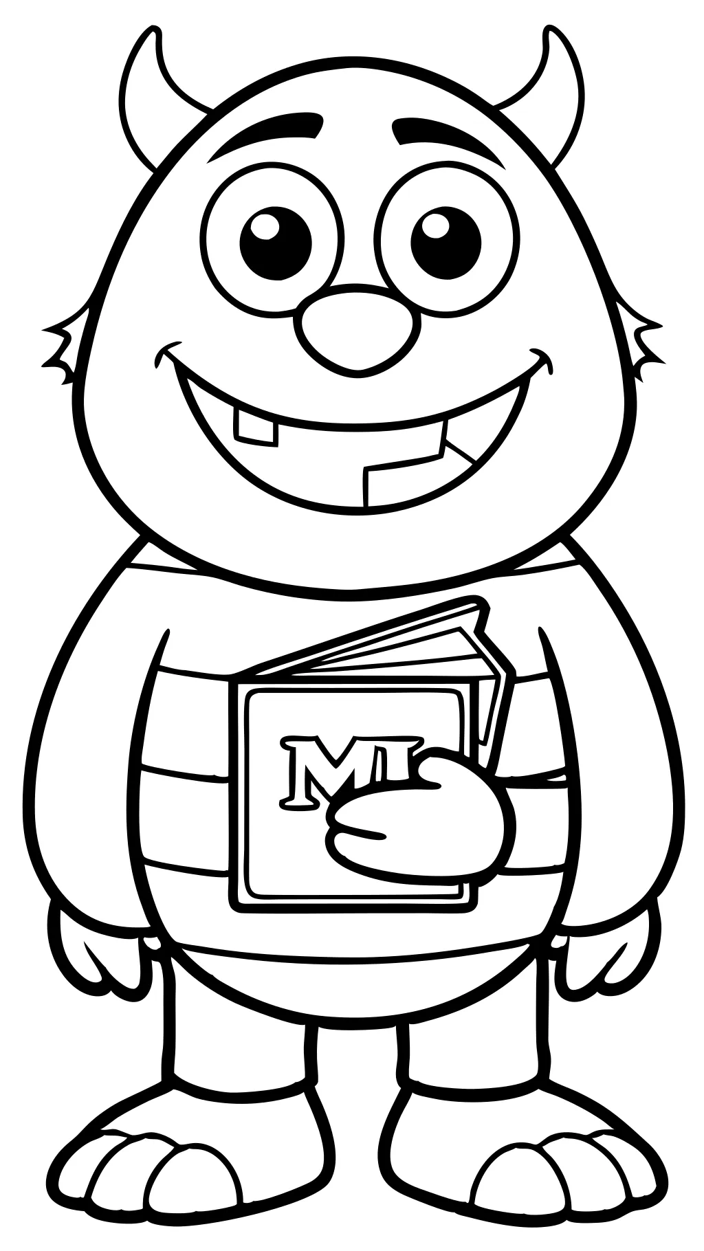 coloring pages monsters university